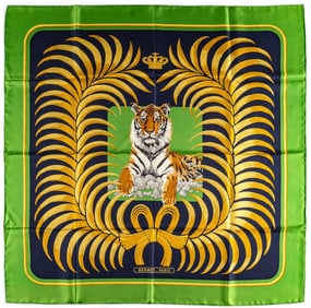 Hermes Tigre Royal Silk Scarf