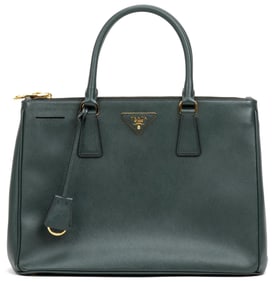 Prada Galleria Double Zip Medium Shoulder Bag