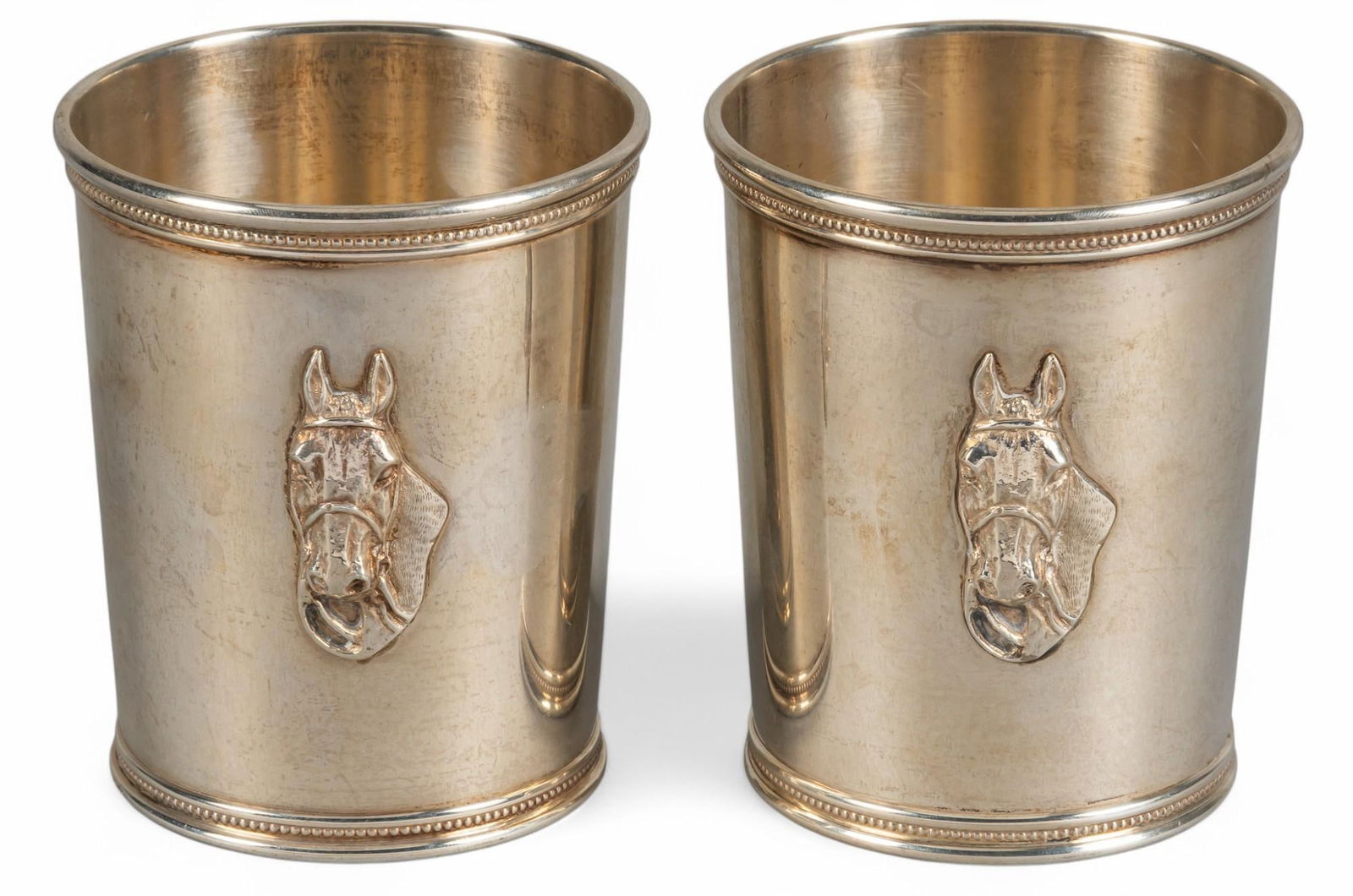 (2) Tree Sterling Silver Mint Julep Cups (1 of 7)