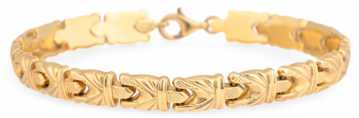 Italian 14K Chain Bracelet