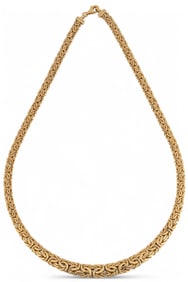 14K Byzantine Chain Necklace