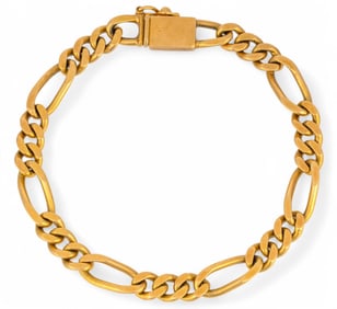 Mens 18K Chain Bracelet