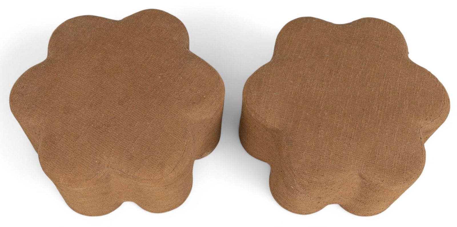 Pair of Mod Handmade Flower Footrests (1 of 8)