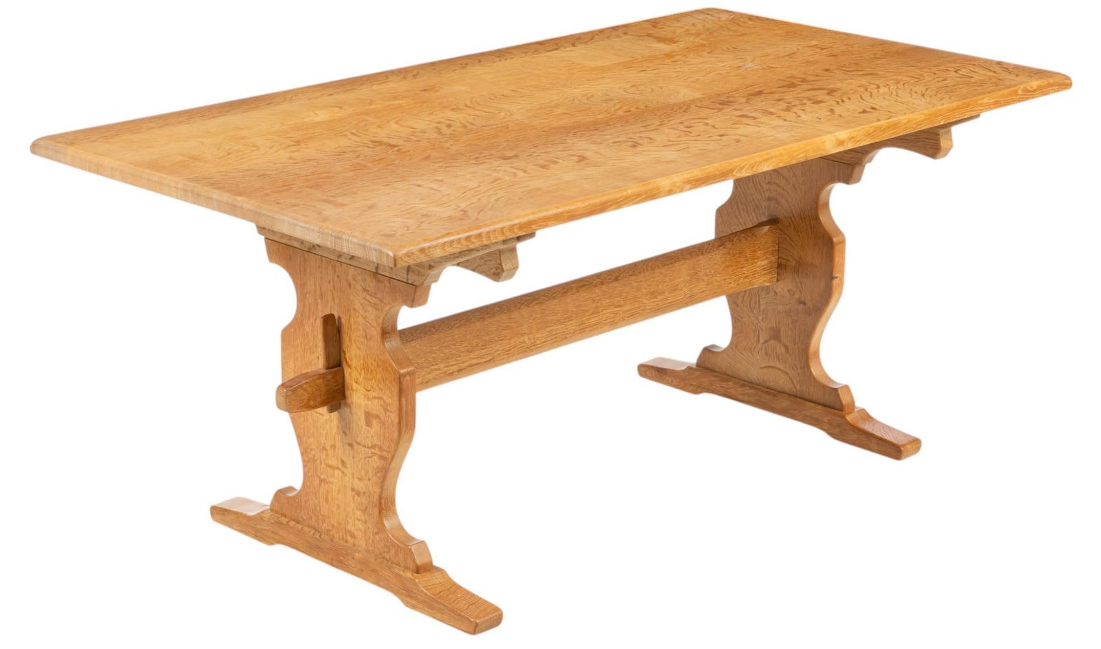 Henning Kjaernulf (DNK) Oak Trestle Dining Table (1 of 12)