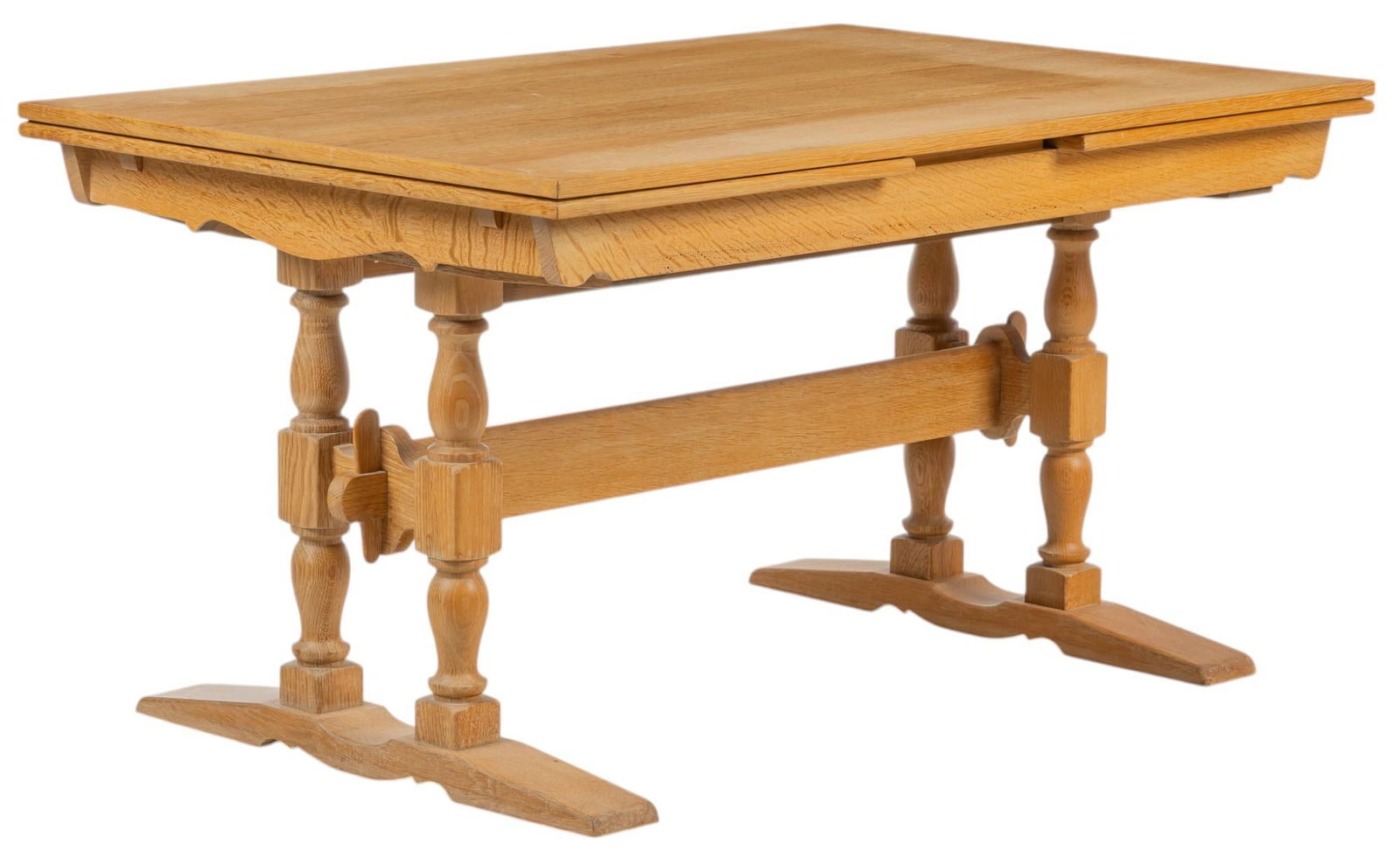 Danish Mid-Century Extending Trestle Table (1 of 10)