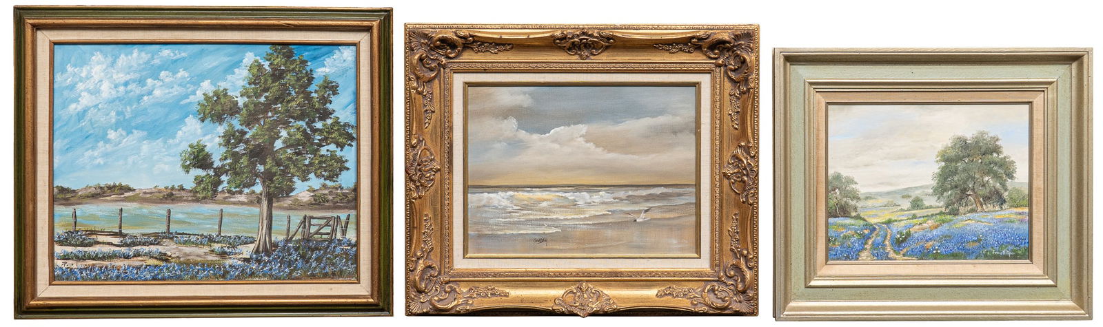 (3) Vintage Texas Paintings (1 of 11)