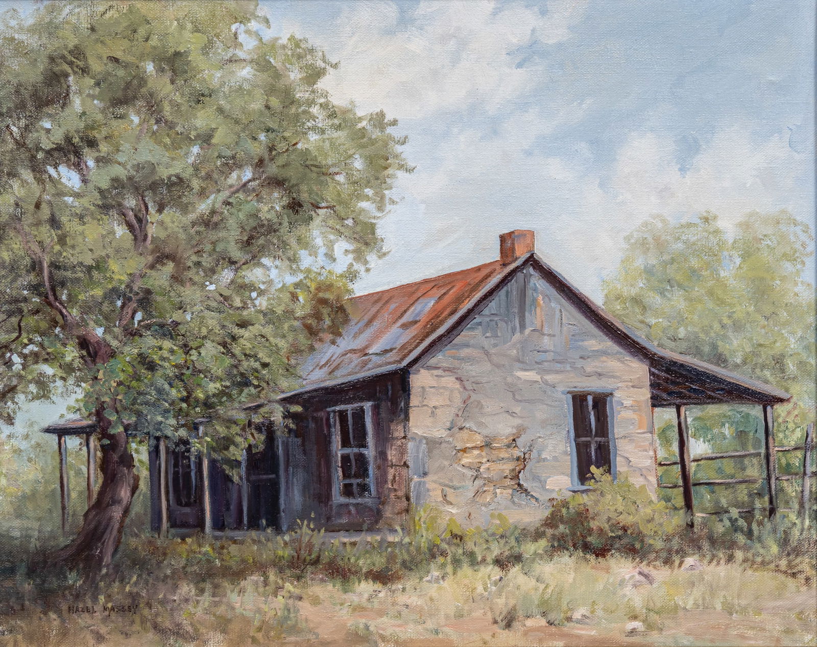 Hazel Massey, "Judge Roy Bean's House" (1 of 7)