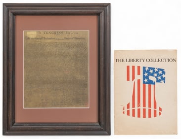 Declaration of Independence Reproduction & Liberty Collection Book