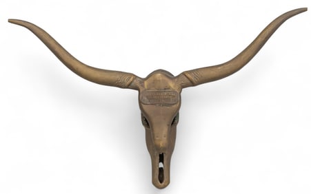 Chicken Ranch (Texas) Brass Wall Ornament