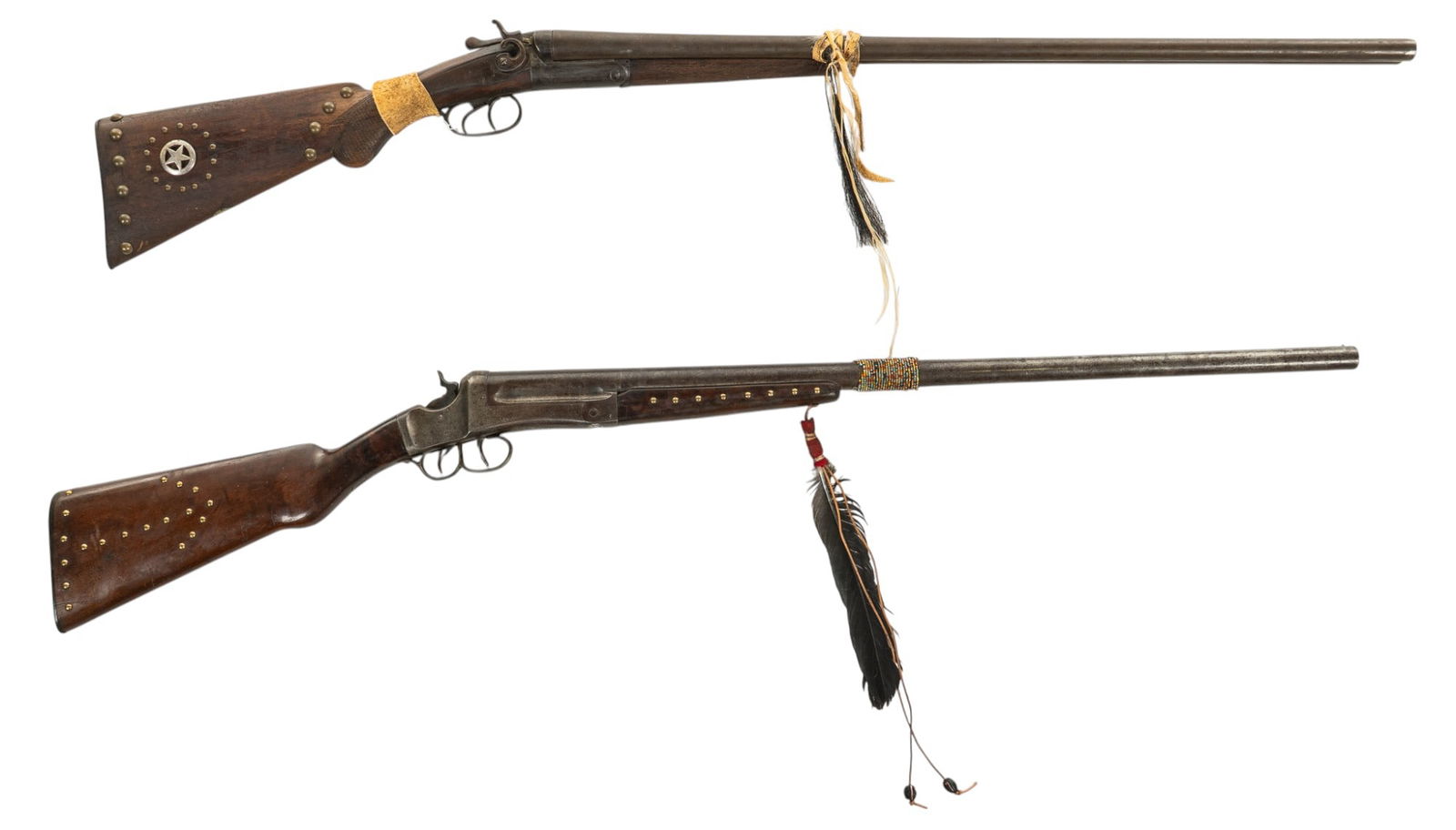 Pair of Native American Decorated C&R Firearms (1 of 9)