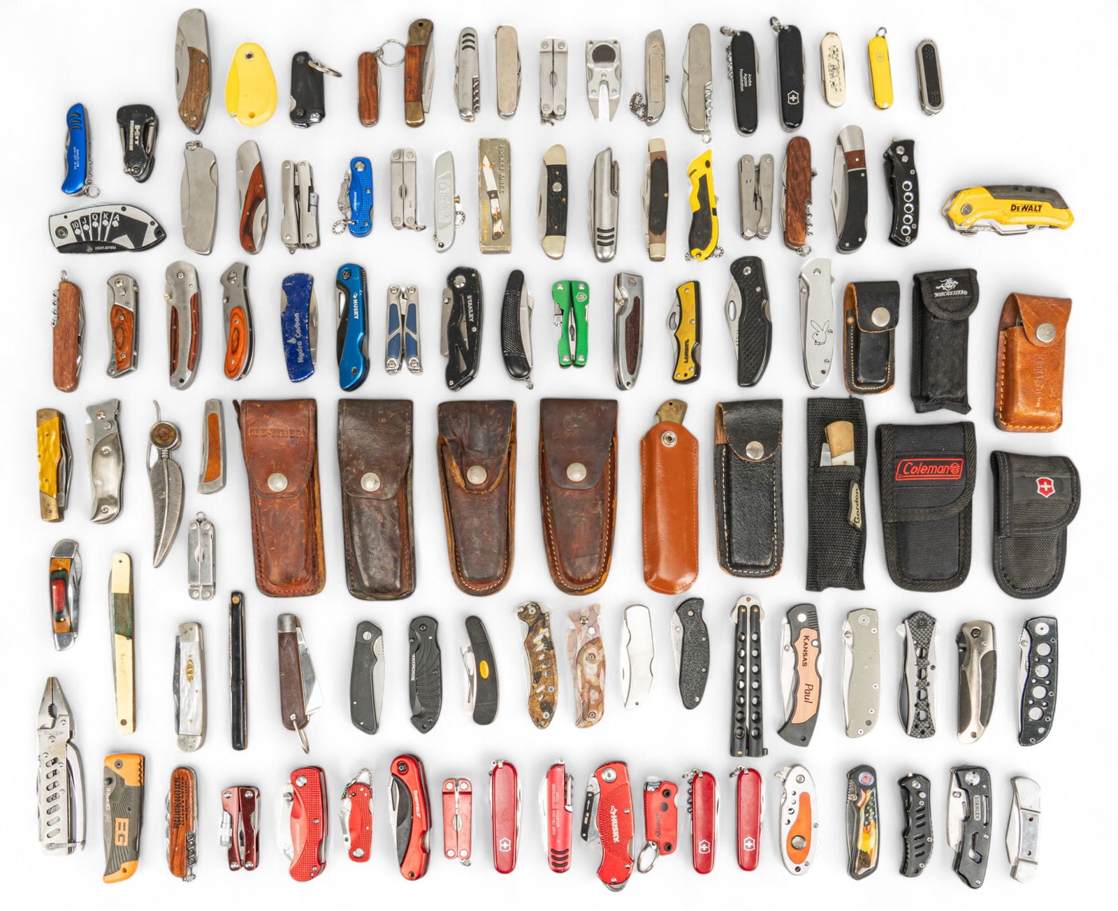 Collection of 100 Mixed Pocket Knives and Multi Tools (1 of 11)