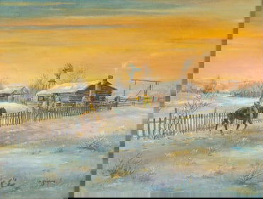 Cal Gaspard, Cowboy in Winter
