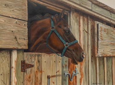 Carol Rockwell, "Blue Halter"