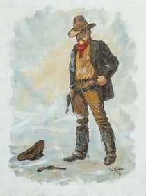 William Zivic, Cowboy in Snowstorm