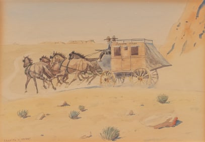 Leonard Reedy, "The Overland Stagecoach"