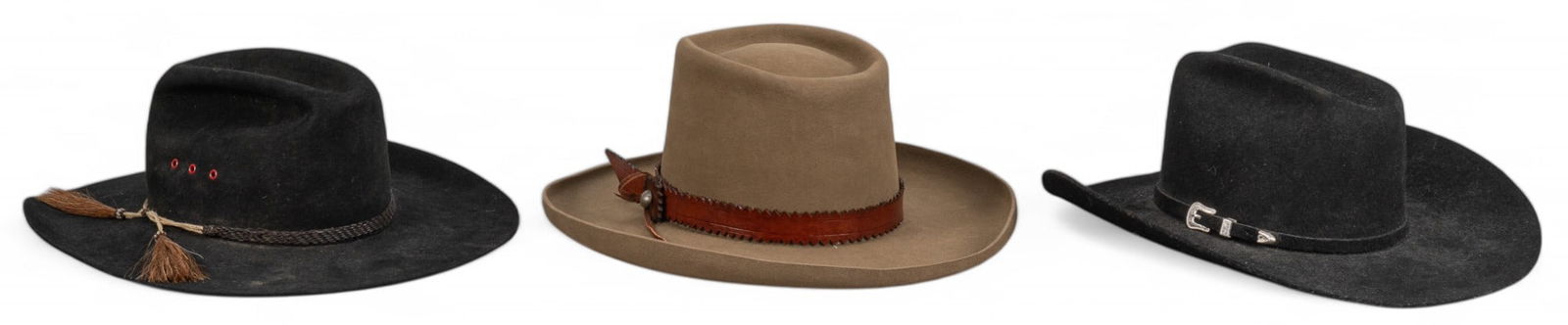 Collection of (3) Resistol Cowboy Hats (1 of 12)