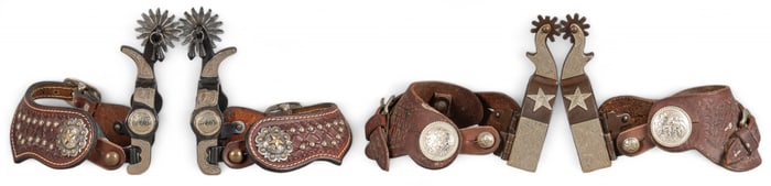 (2) Pairs of Cowboy Spurs