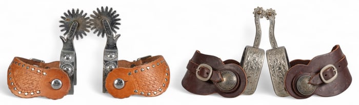 (2) Pairs of Cowboy Spurs