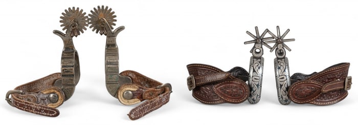 Two Pairs of Western Spurs
