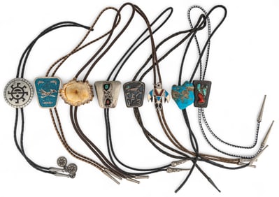(8) Western Bolo Ties