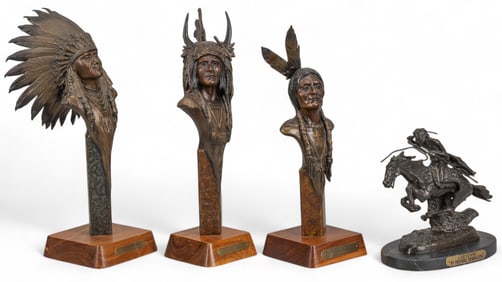 Collection of (4) Bronzes