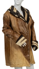 Vintage James Furlow African Fur Pelt Coat