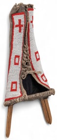 Native American Beaded Child's Crade Board