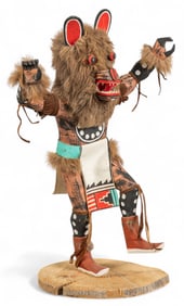Bear Kachina Doll, Signed B. Largo