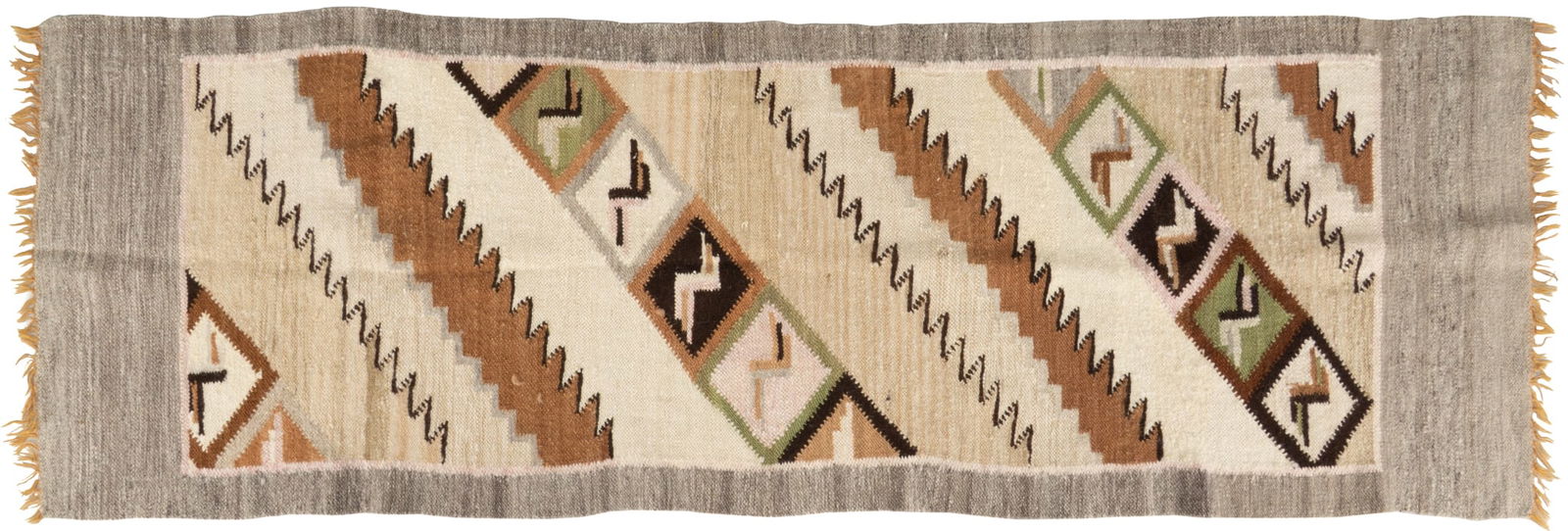 Native American Style Woven Rug Runner, 5 ft. x 1 ft. 7 in. (1 of 4)