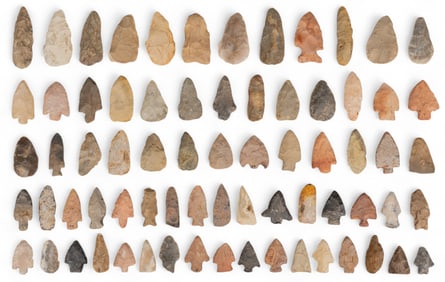 Collection of (75) Assorted Projectile Points
