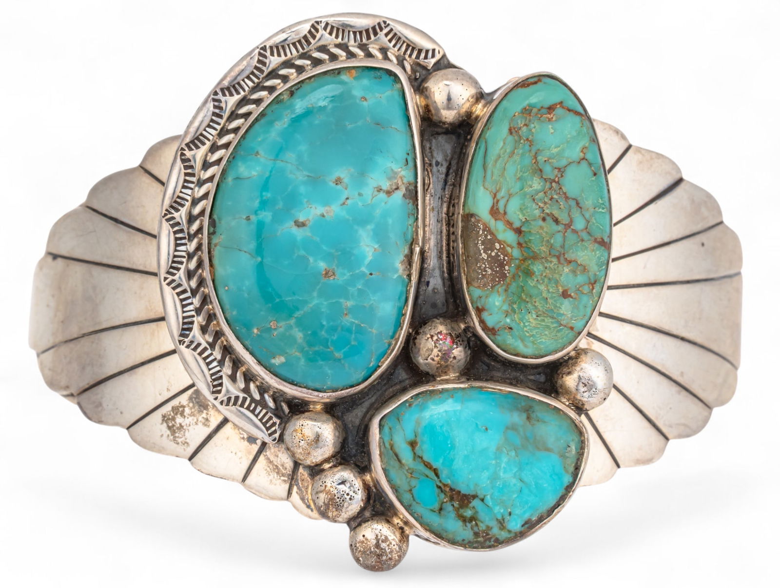 Sterling Silver Turquoise Cuff (1 of 5)