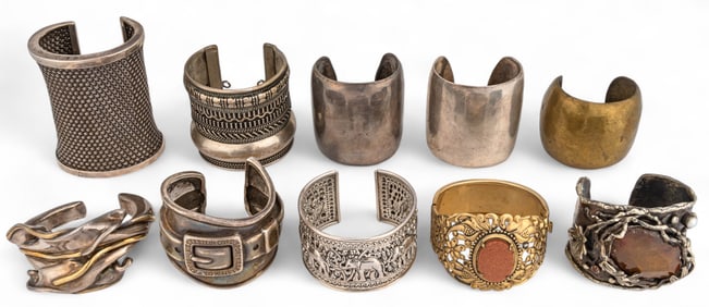 (10) Cuff Bracelets