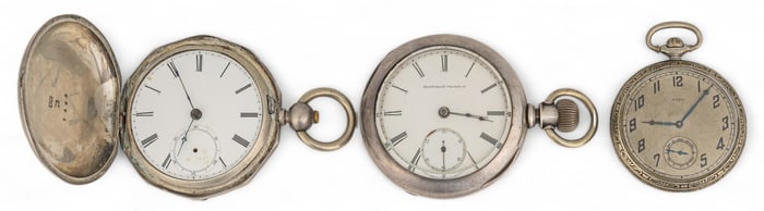 (3) Vintage Pocket Watches