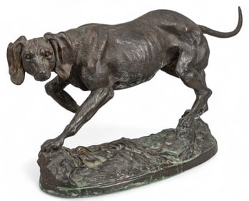 After P. J. Mene, Shorthair Pointer Bronze