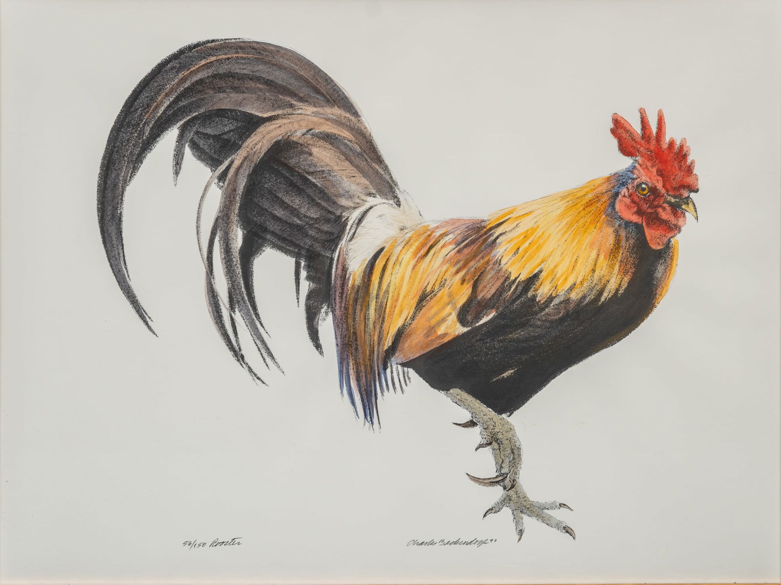 Charles Beckendorf, Rooster Print (1 of 7)