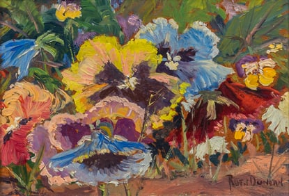 Ruth Duncan, "In A Garden of Pansies"