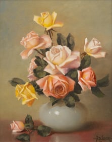 A.D. Greer, Pink and Yellow Roses