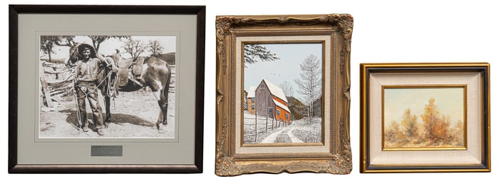 (3) Western Artworks