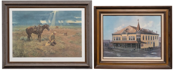 (2) Western Lithographs