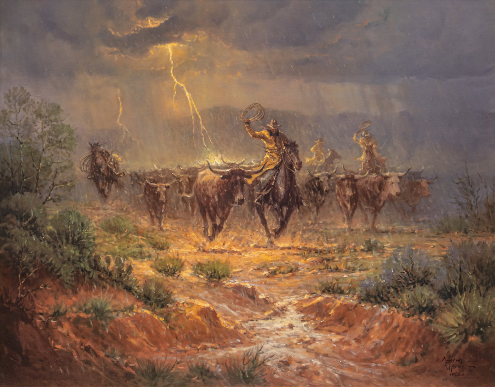 G. Harvey, "Spooked": Gerald Harvey Jones (Texas, 1933-2017), "Spooked",