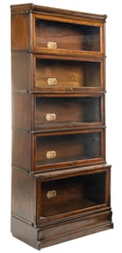 Globe-Wernicke Barrister Bookcase, Five Sections