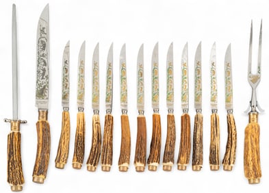 Anton Wingen Jr. Carving Set & Steak Knives