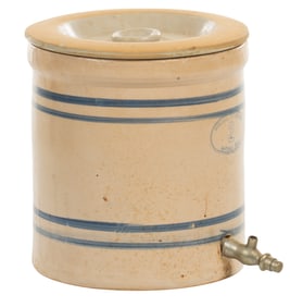 Marshall Pottery Stoneware Crock with Spigot and Lid