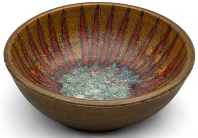 Harding Black, Oxblood Drip Bowl, 1996