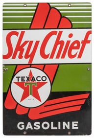 Texaco Sky Chief Gas Pump Sign