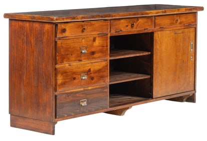 Rustic General Store Counter