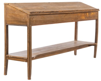 Vintage Wooden Slant Top Desk