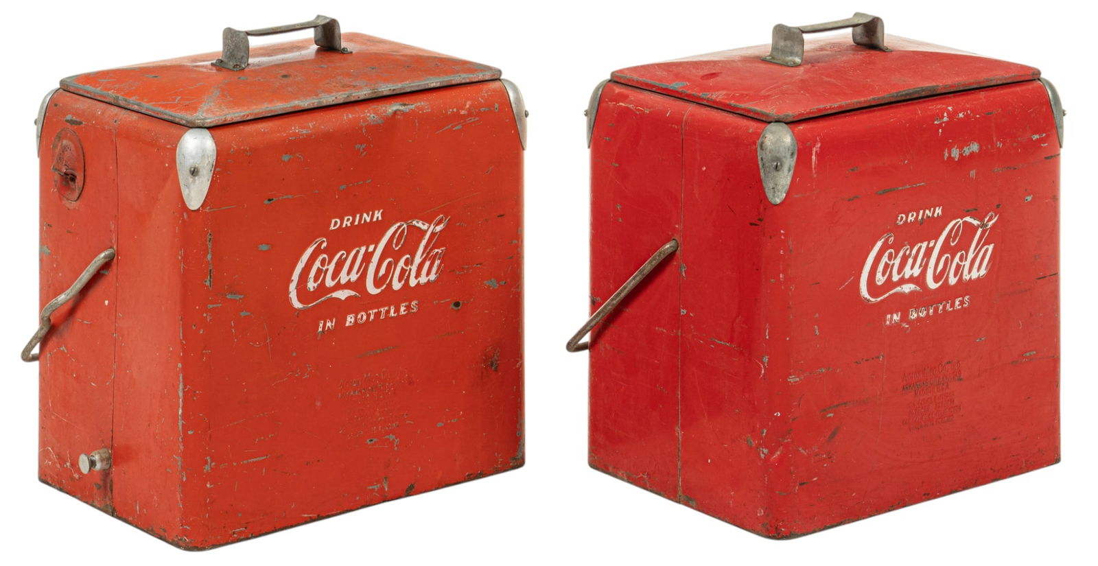 Coca Cola Oak Ice Box