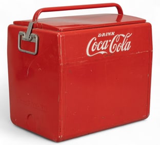 Vintage Coca-Cola Cooler with Bottle Opener