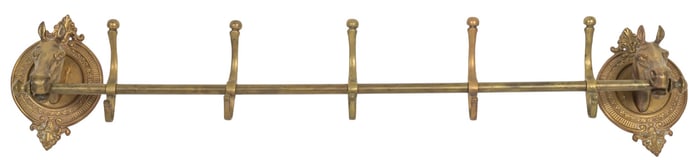 Late 19th Century Brass Hat Rack